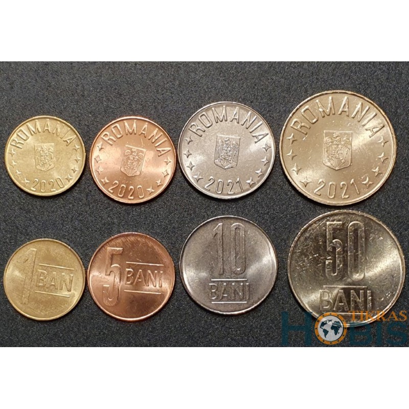 Romania bani 4 piece set, 2020