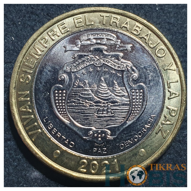 Costa Rica 500 colones, 2021 UC222