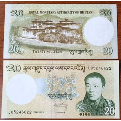 Bhutan 20 ngultrum, 2013 P-30b