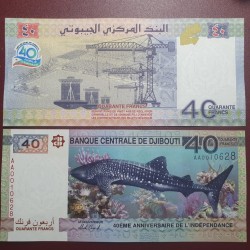 Džibutis 40 Francs, 2017...