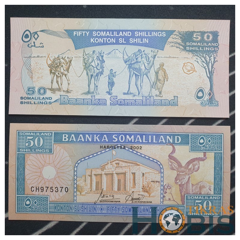 Somalilandas 50 šilingų, 2002 P-7d