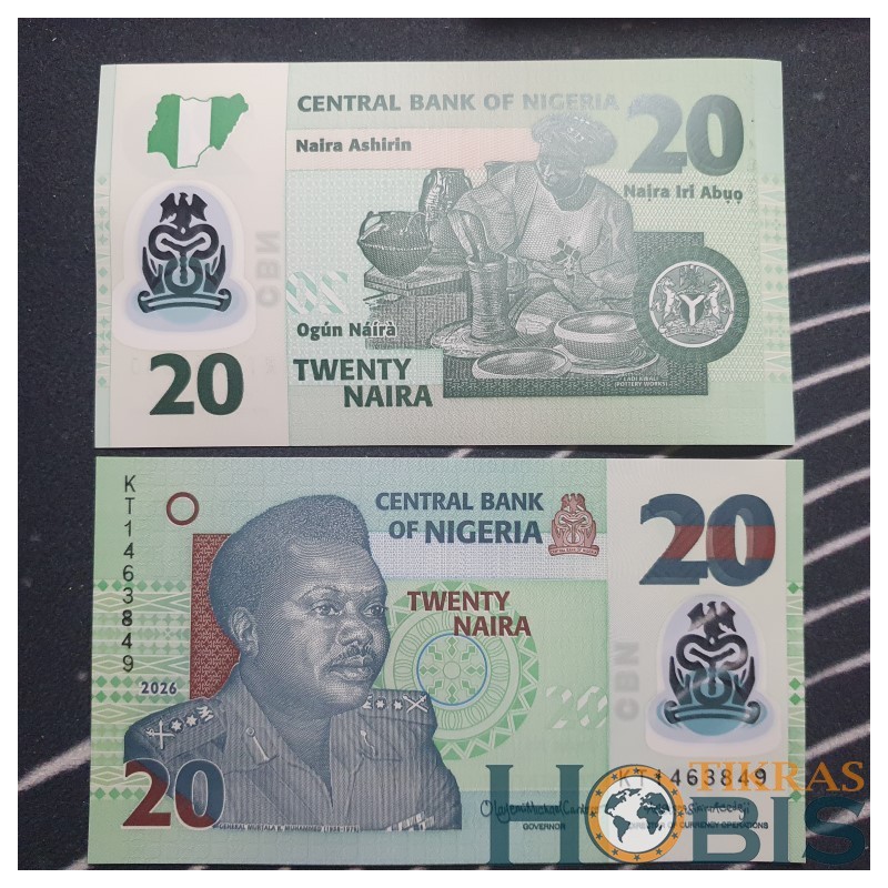 Nigeria 20 naira, 2026 P-34u