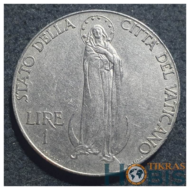 Vatikanas 1 lira, 1940-1941 KM26a