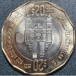 Mexico 20 pesos, 2021 500th...