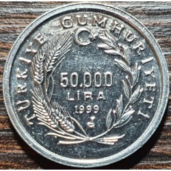 Turkey 50.000 lira, 1999 FAO - Food Security KM1103