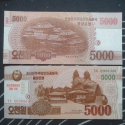 Šiaurės Korėja 5000 won,...