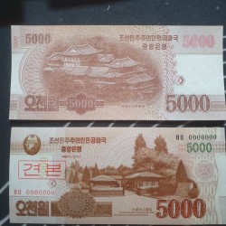 N.K. 5000 won, 2013...