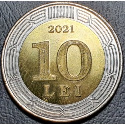 Moldova 10 lei, 2021 30th National Bank UC103