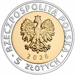 Poland 5 zlotych, 2026 Palace Complex in Kozłówka UC813