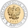 Lenkija 5 zlotai, 2026 Rūmų kompleksas Kozłówkoje UC813