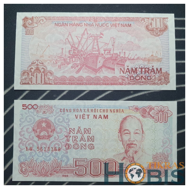Vietnam 500 Dong, 1988 P-101a