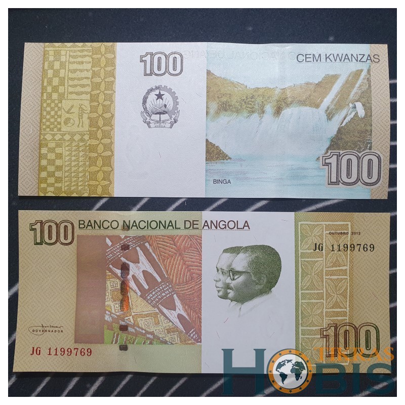 Angola 100 kwanzas, 2012 P-153a
