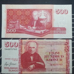 Islandija 500 Kronur, 2019...