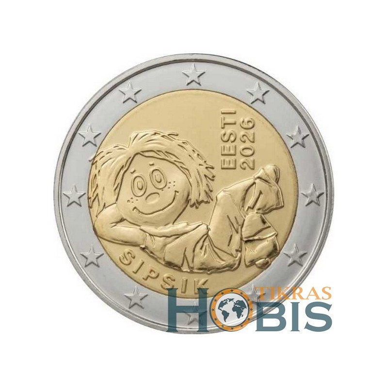 Estija 2 eurai, 2026 Sipsik UC117
