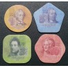 Transnistrian 1, 3, 5, 10 rubles, 4 pcs in 2014. Set