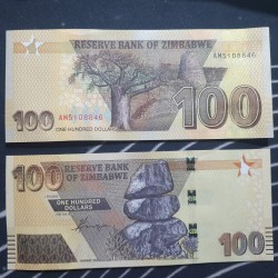 Zimbabvė 100 Dollars, 2023...
