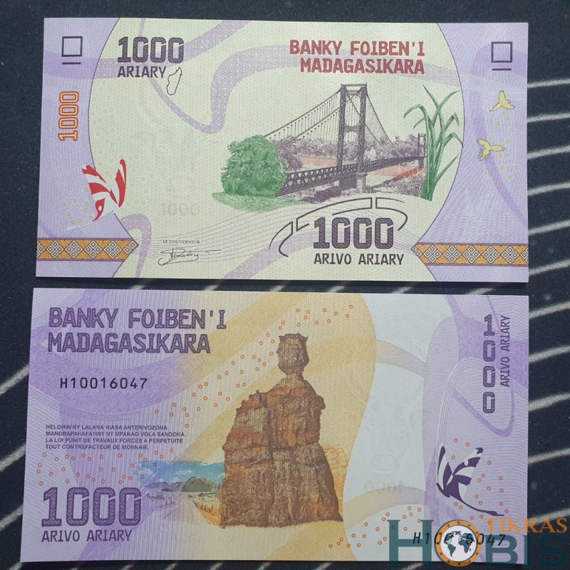 Madagascar 1000 Ariary, 2023 P-100c