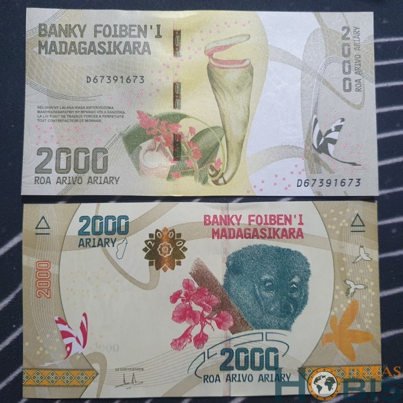 Madagaskaras 2000 Ariary, 2023 P-101c