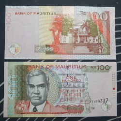 Mauricijus 100 rupijų, 2022...