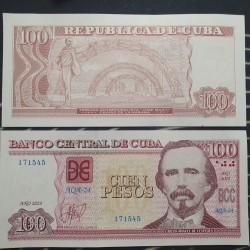 Kuba 100 pesos, 2024 P-129m