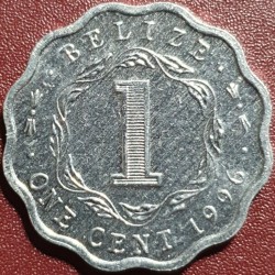 Belize 1 cent, 1996 KM33a