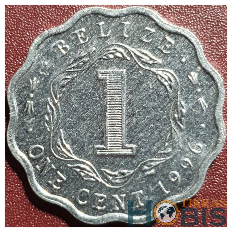 Belize 1 cent, 1996 KM33a