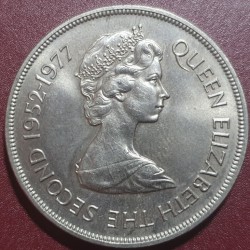 Džersis 25 pensai, 1977 25-osios Elžbietos II valdymui KM44