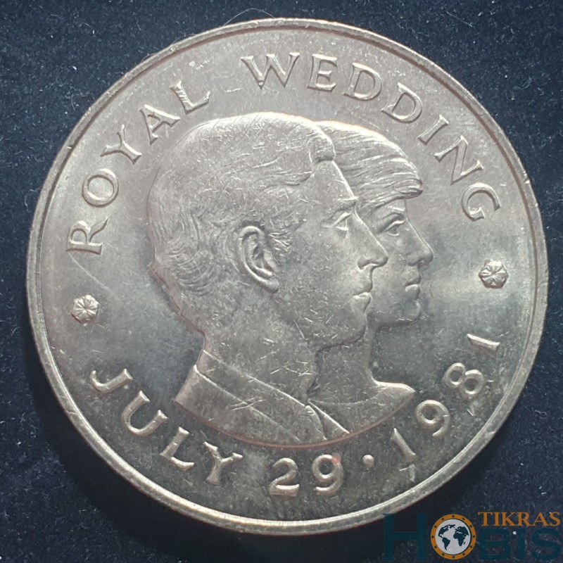 Jersey 2 pounds, 1981 Wedding of Charles and Diana KM52