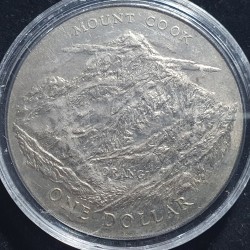 New Zealand 1 dollar, 1970...