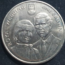Gibraltaras 1 krona, 1981...