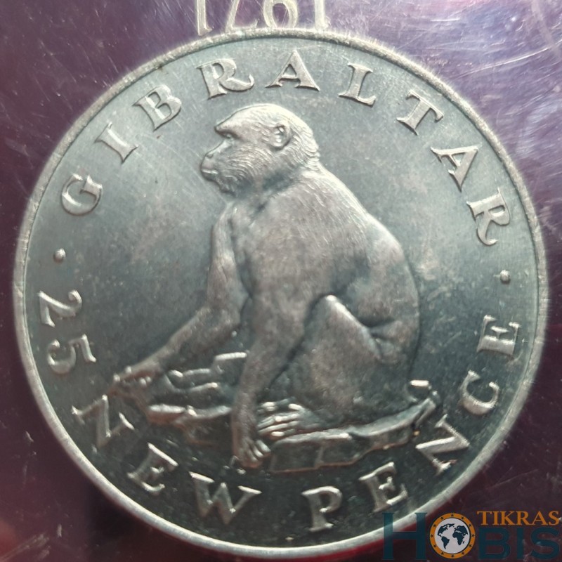 Gibraltaras 25 naujieji pensai, 1971 KM5