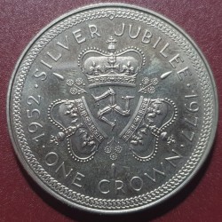 Isle of Man 1 crown, 1977...