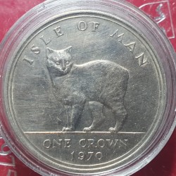 Isle of Man 1 crown, 1970...