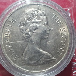Isle of Man 1 crown, 1970 Manx Cat KM18