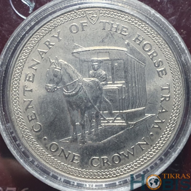 Meno Sala 1 krona, 1976 100 metų arklių geležinkeliui KM38