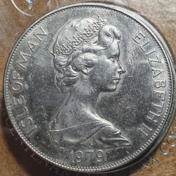 Meno Sala 1 krona, 1979 300 metų Meno salos monetoms KM45
