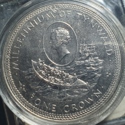 Isle of Man 1 crown, 1979...