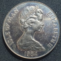Isle of Man 1 crown, 1984 Sarajevo KM117