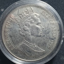 Meno Sala 1 krona, 1996 Karalienės Elžbietos II gimimo 70 KM582
