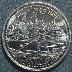 Kanada 25 centai, 1999...