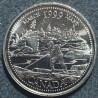 Canada 25 cents, 1999 March, The Log Drive KM344