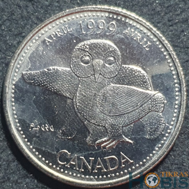 Kanada 25 centai, 1999 Balandis, mūsų šiaurinis paveldas KM345