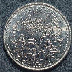Canada 25 cents, 1999 July,...