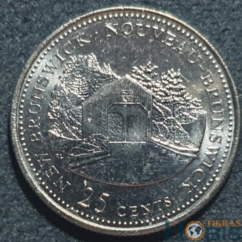 Kanada 25 centai, 1992 Naujasis Bransvikas KM203