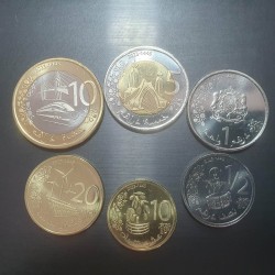 Morocco 2023, set of 6 coins