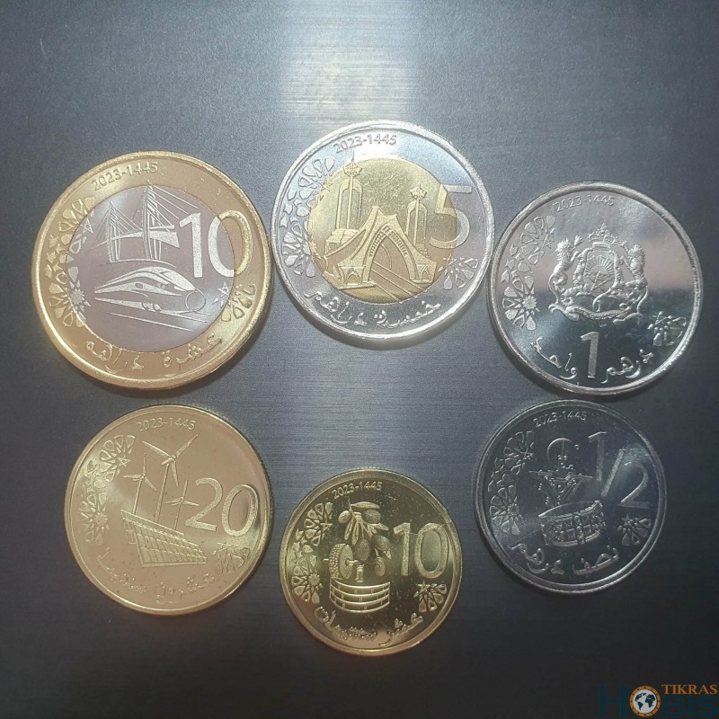Marokas 2023 metų, 6 monetų rinkinys