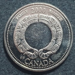 Kanada 25 centai, 2000...