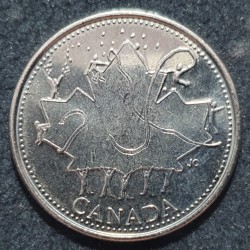 Kanada 25 centai, 2002...