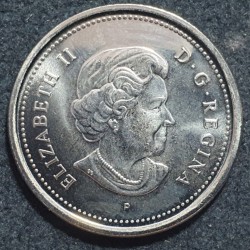 Canada 25 cents, 2005 Veteran KM535