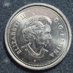 Canada 25 cents, 2005 100th Saskatchewan KM532